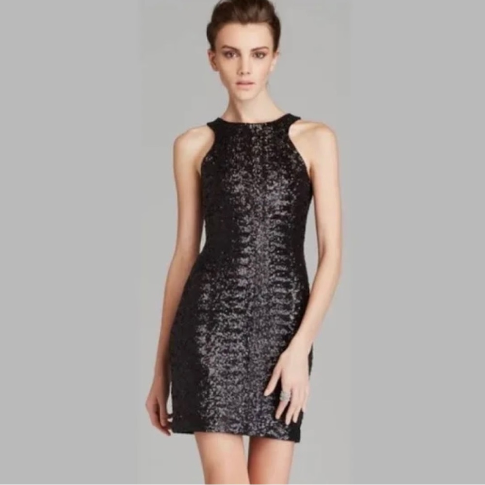 Bailey44 sequin black dress